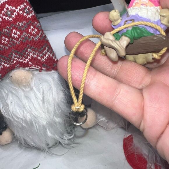 Set of‎ Six Gnome Christmas Tree Ornaments - Picture 7 of 9